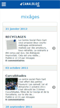 Mobile Screenshot of mixages.canalblog.com