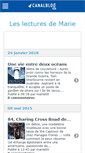 Mobile Screenshot of lecturesdemarie.canalblog.com