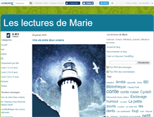 Tablet Screenshot of lecturesdemarie.canalblog.com