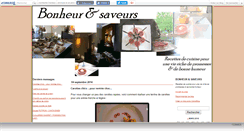 Desktop Screenshot of bonheuretsaveurs.canalblog.com