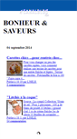 Mobile Screenshot of bonheuretsaveurs.canalblog.com