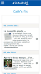 Mobile Screenshot of cathfils.canalblog.com