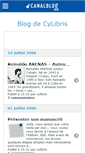 Mobile Screenshot of cylibris.canalblog.com