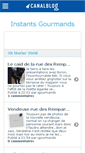 Mobile Screenshot of igourmands.canalblog.com