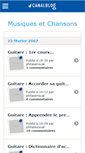 Mobile Screenshot of musicamania.canalblog.com