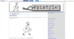 Desktop Screenshot of epistyle.canalblog.com