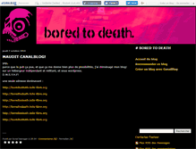 Tablet Screenshot of boredtodeath.canalblog.com