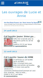 Mobile Screenshot of lucieetannie.canalblog.com