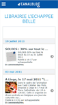 Mobile Screenshot of echappeebellecp.canalblog.com
