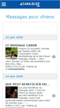 Mobile Screenshot of massagepourchien.canalblog.com