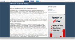 Desktop Screenshot of mokhtarbenhari.canalblog.com