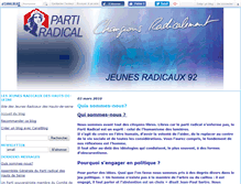 Tablet Screenshot of jeunesradicaux92.canalblog.com