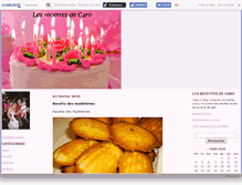 Tablet Screenshot of lesrecettedecaro.canalblog.com