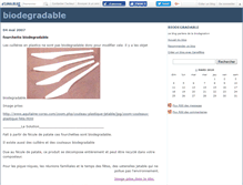 Tablet Screenshot of biodegradable.canalblog.com