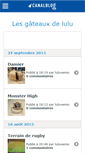 Mobile Screenshot of lesgateauxdelulu.canalblog.com