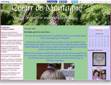 Tablet Screenshot of coeurdemontagne.canalblog.com