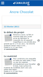 Mobile Screenshot of ancrechocolat.canalblog.com