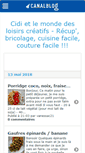 Mobile Screenshot of cidiloisircreati.canalblog.com