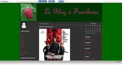 Desktop Screenshot of framboiseleblog.canalblog.com