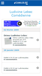 Mobile Screenshot of ludivinelebec.canalblog.com