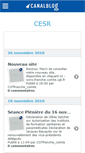 Mobile Screenshot of cgtcesr.canalblog.com