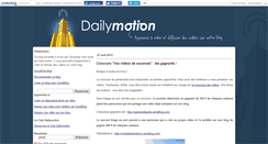 Desktop Screenshot of dailymotion.canalblog.com