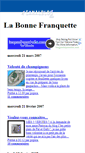 Mobile Screenshot of bonnefranquette.canalblog.com