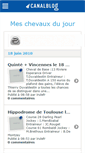 Mobile Screenshot of chevauxdujour.canalblog.com