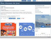 Tablet Screenshot of chevauxdujour.canalblog.com
