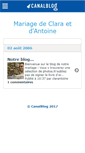 Mobile Screenshot of clarantoine.canalblog.com
