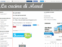 Tablet Screenshot of lacucinadimaud.canalblog.com