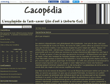 Tablet Screenshot of cacopedia.canalblog.com
