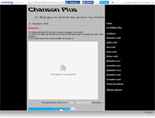 Tablet Screenshot of chansonplus.canalblog.com