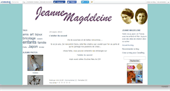 Desktop Screenshot of jeannemagdeleine.canalblog.com