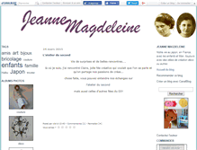 Tablet Screenshot of jeannemagdeleine.canalblog.com