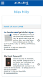Mobile Screenshot of missmillybib.canalblog.com