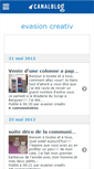 Mobile Screenshot of evasioncreativ.canalblog.com