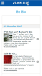 Mobile Screenshot of bebio.canalblog.com