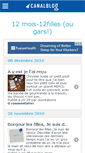 Mobile Screenshot of 12mois12filles.canalblog.com