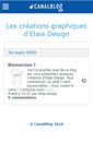 Mobile Screenshot of elaia.canalblog.com