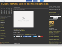 Tablet Screenshot of gonesriders.canalblog.com