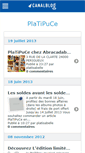 Mobile Screenshot of platipuce.canalblog.com