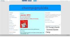Desktop Screenshot of champignykids.canalblog.com