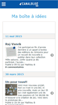 Mobile Screenshot of mathieub.canalblog.com