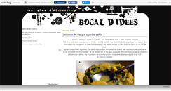 Desktop Screenshot of bocaldidees.canalblog.com