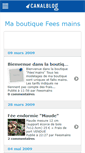 Mobile Screenshot of feeriesboutique.canalblog.com