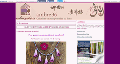 Desktop Screenshot of ambre36.canalblog.com