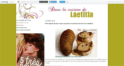 Desktop Screenshot of lacuisinedetitia.canalblog.com