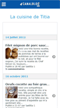 Mobile Screenshot of lacuisinedetitia.canalblog.com