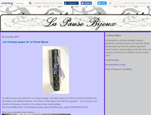 Tablet Screenshot of lapausebijoux.canalblog.com